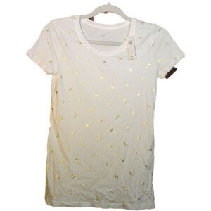 GAP Favorite Palm Tree Print Summer Tee in Size XS 60% Cotton 40% Modal